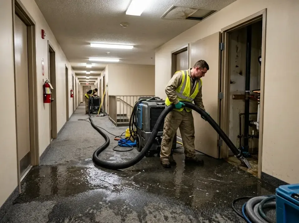 multi-unit-apartment-hallway-f-005 — frequently asked questions, Emergency Burst Pipe Water Extraction & Removal in Moline,…